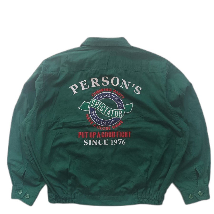 jaket vintage persons casual work jacket boxy