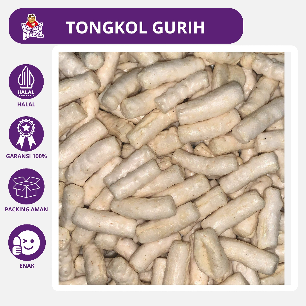 

KRUPUK TONGKOL STIK IKAN ORIGINAL GURIH 200gr & 80gr