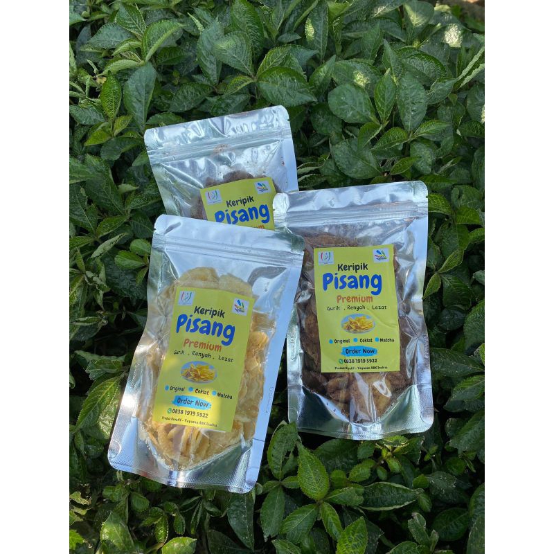 

Keripik Pisang Varian Susu Premium