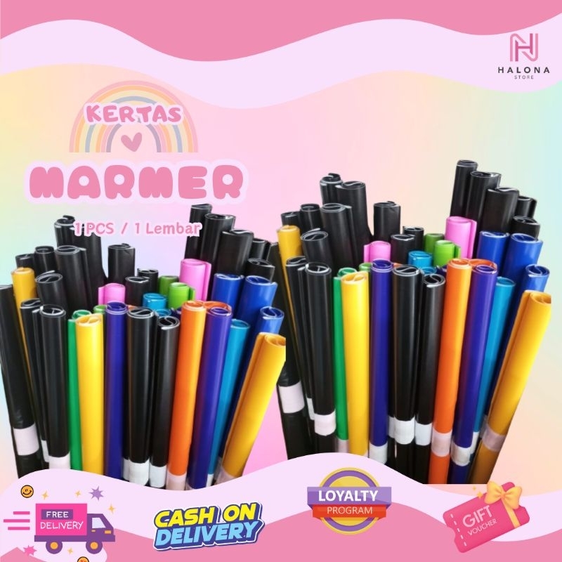 

1 Lembar Kertas Marmer