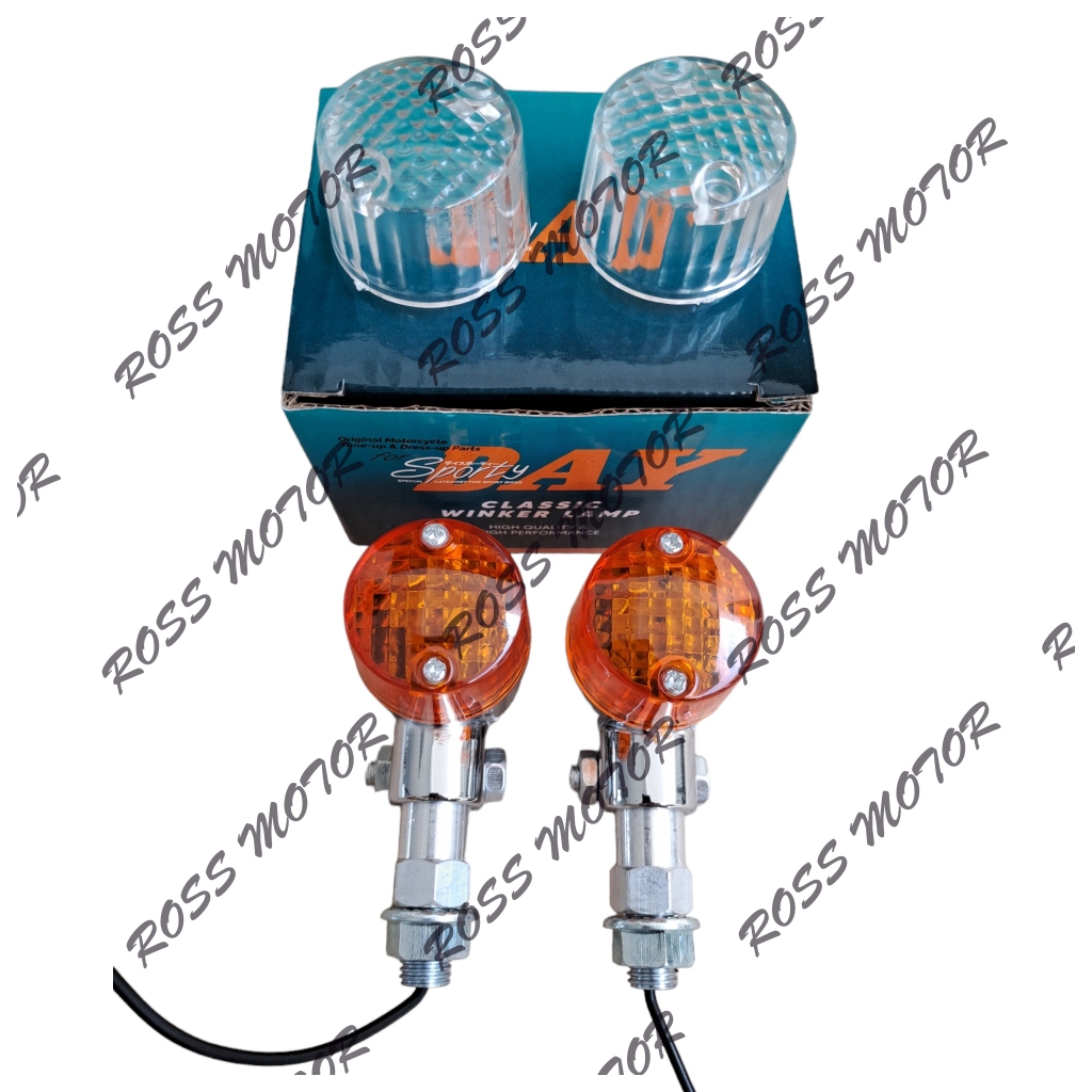 Lampu Sein Sen Riting Palu Bulat CB GL Mega Pro Tiger