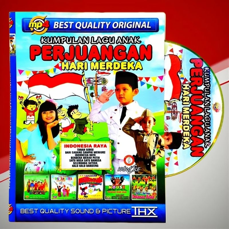 KASETDVD MP4 VIDEO KUMPULAN LAGU ANAK PERJUANGAN HARI MERDEKA - KASETDVD MP4 VIDEO LAGU ANAK PERJUAN