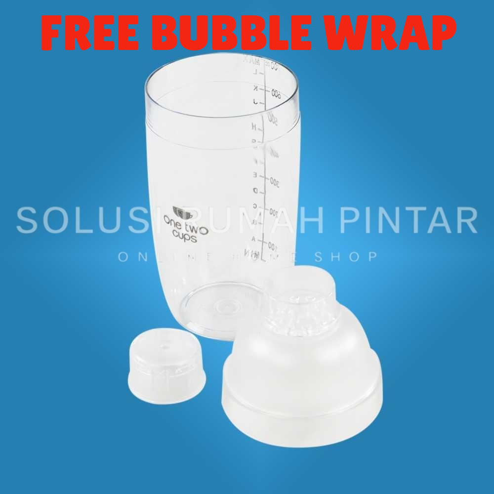 Cocktail Shaker Mixer Bartender Boston Style - One Two Cups Shaker Minuman Plastik PC Berkualitas