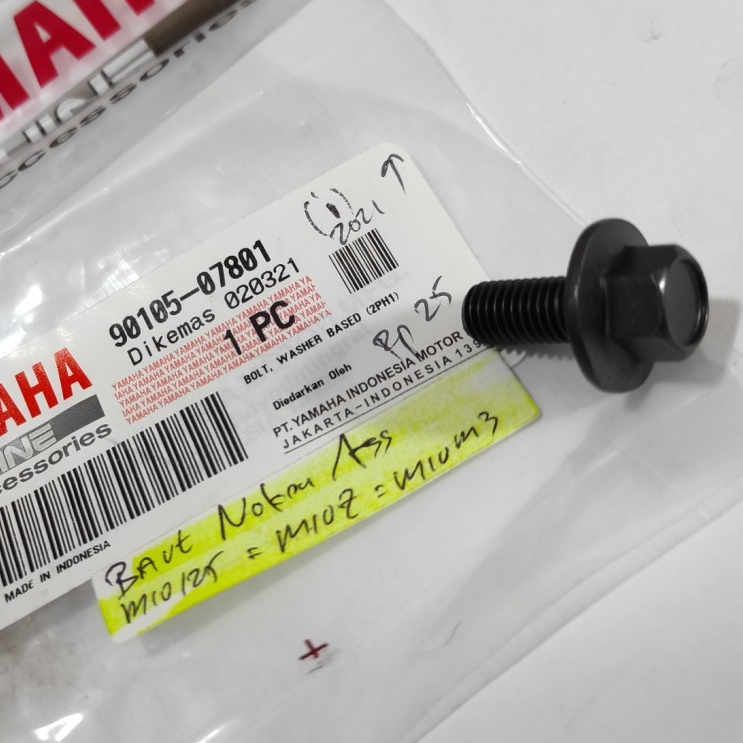 Baut Gigi Sentrik Noken As Yamaha Mio M3 Z, Soul GT, XRide 125 90105-07801
