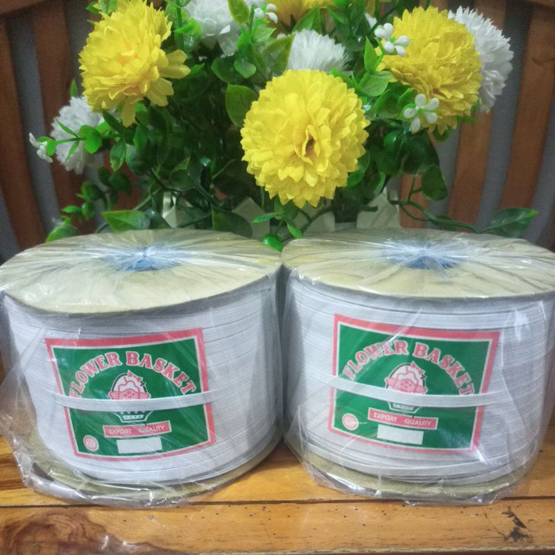 Partenzil Karet Elastis Sj 6 Flower Basket Hitam Dan Putih