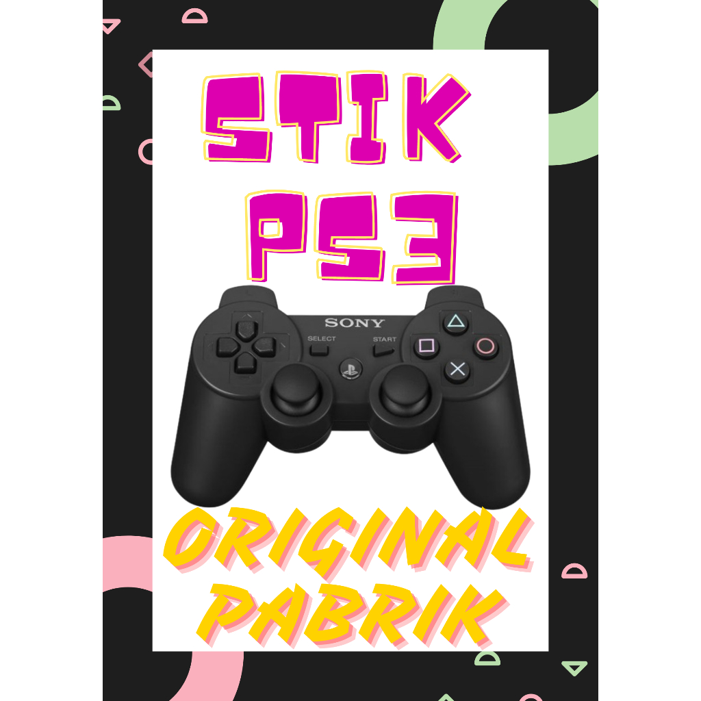 Stik Ps3 Wireless Op Ori Pabrik Hitam Stick Ps3 Hitam Stik Op Ps3 Stick Op Ps3