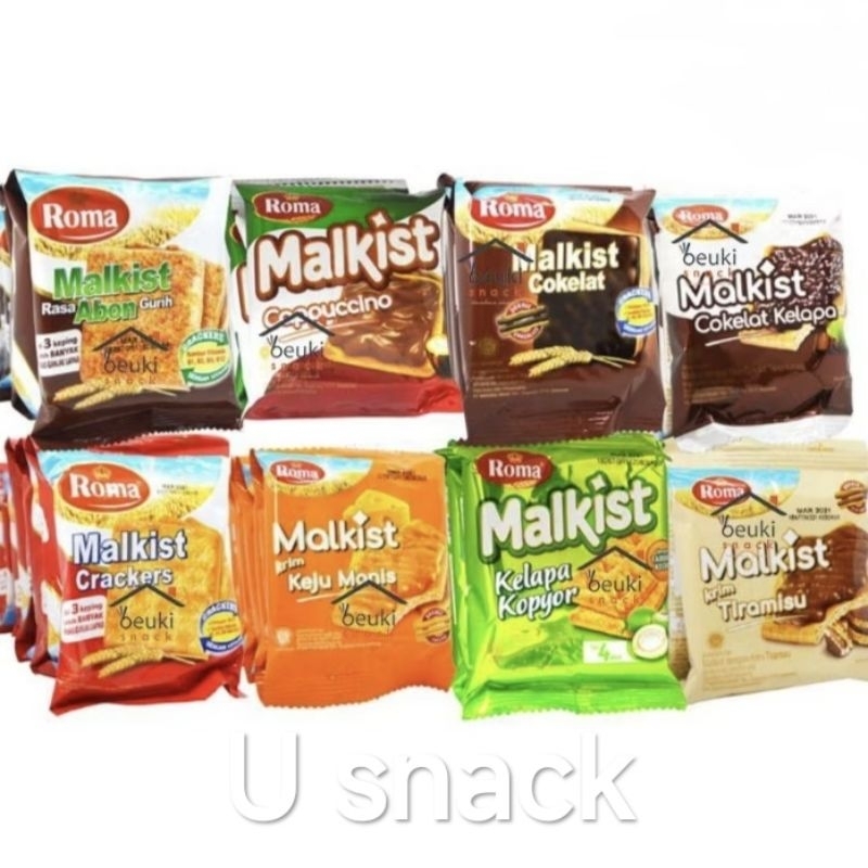 

Roma malkist all variant 1 renceng isi 10 sachet