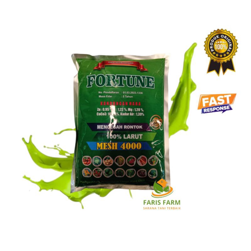 Pupuk Kalsium Ratu Fortune Mencegah Rontok dan Layu segala Tanaman Kemasan 1 kg