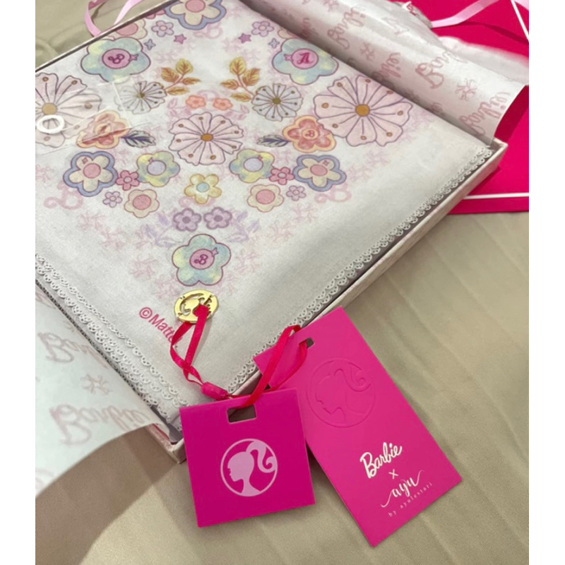 Scarf Ayu by Ayu Lestari x Barbie warna Shiver