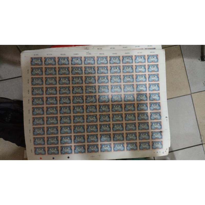 

materai bukti pembayaran iuran televisi 6000 rupiah