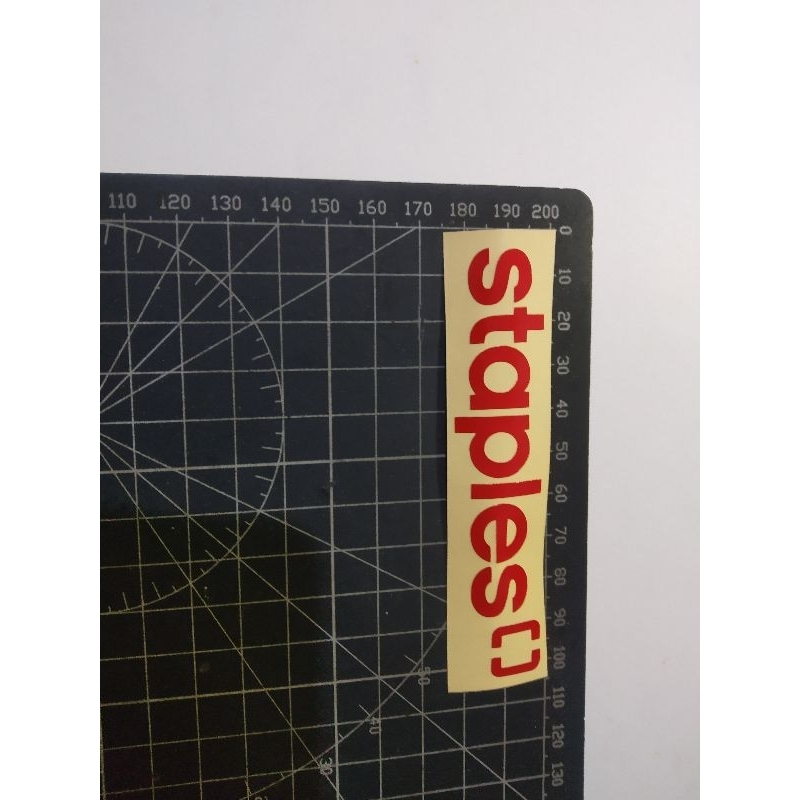 

cutting stiker staples