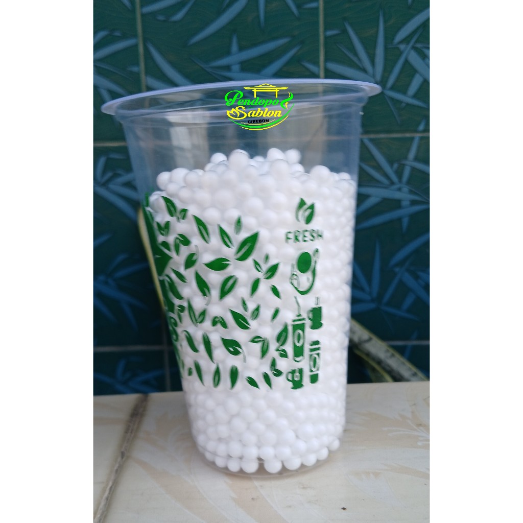 Zoyands Gelas Cup Plastik 14Oz 16Oz 18Oz 22Oz Oval Datar Motif Cup Of Tea / Teh Poci / Cup Es Teh