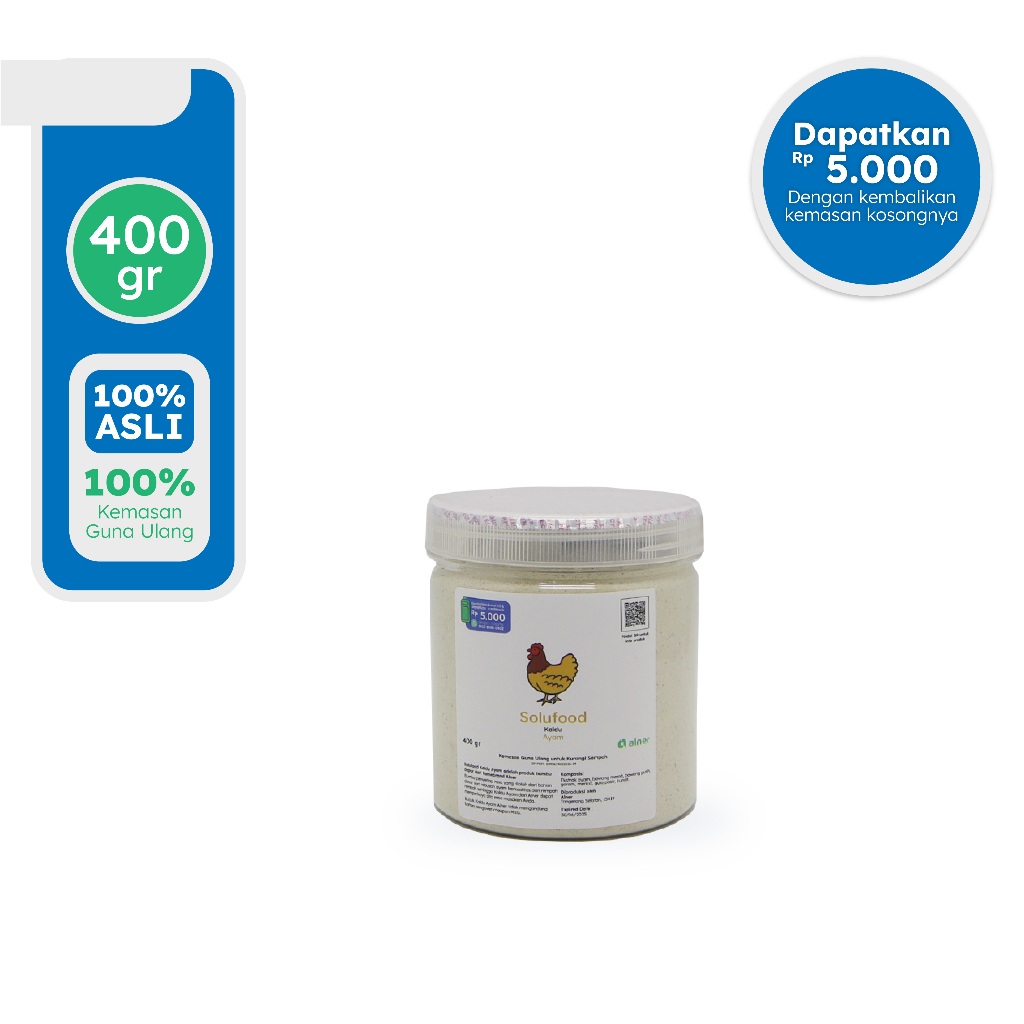 

Solufood Kaldu Ayam 400 gr