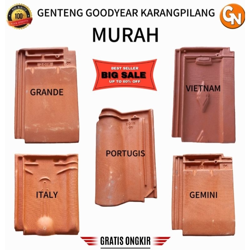 Genteng Goodyear Karangpilang Asli