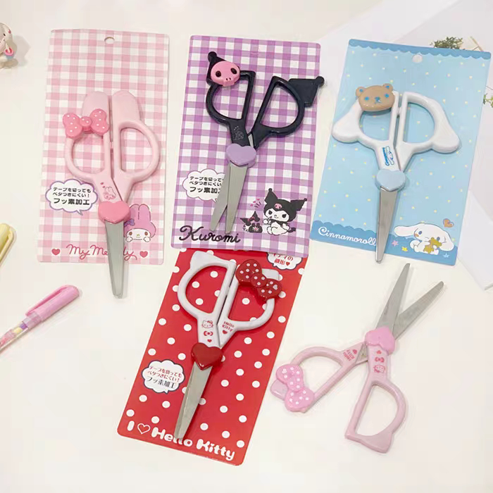 

Gunting Lucu Motif Sanrio / Multipurpose Scissors Cinamoroll, Kuromi, Melody, Hello Kitty
