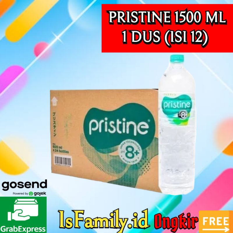 

PRISTINE 1500ML - AIR MINERAL KEMASAN PRISTINE 1500ML X 12 PCS