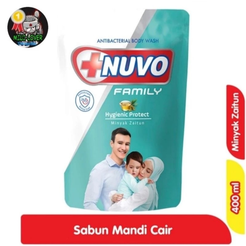 NUVO Family Sabun Mandi Cair Sakinah Pouch 400 ml