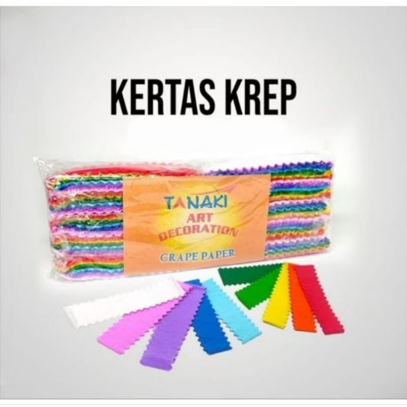 

Kertas krep / kertas hiasan / kertas potong murah
