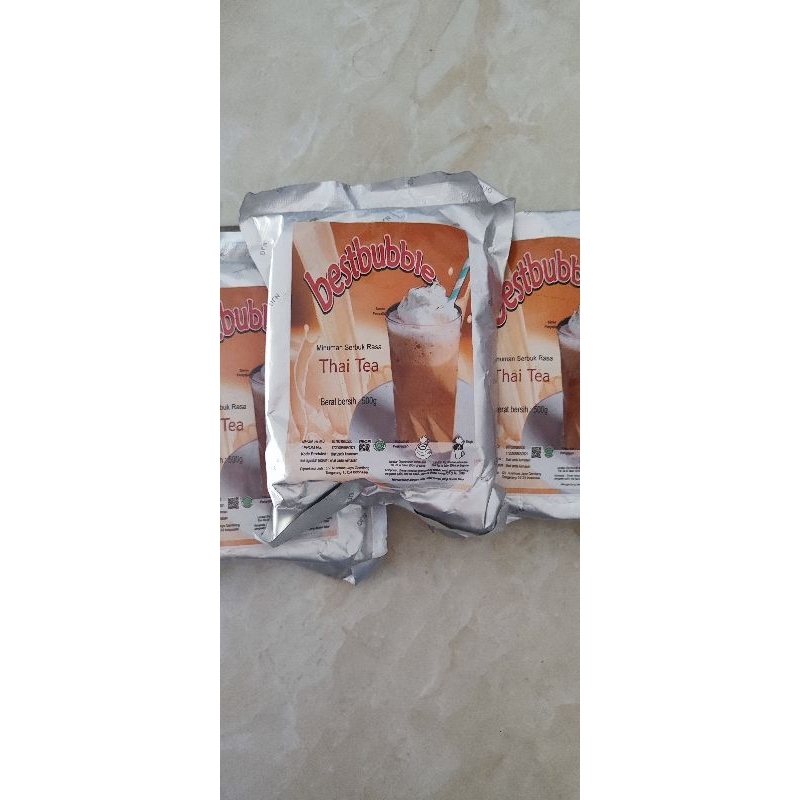 

Bubuk Serbuk Minuman Rasa Thai Tea Best Bubble