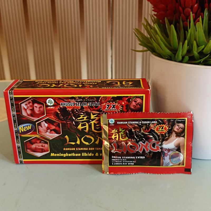 OBAT KUAT OBAT TAHAN LAMA LIONG KAPSUL (1 BOX ISI 10 SACHET) VITALITAS PRIA DEWASA NUTRISI PLUS KHUS