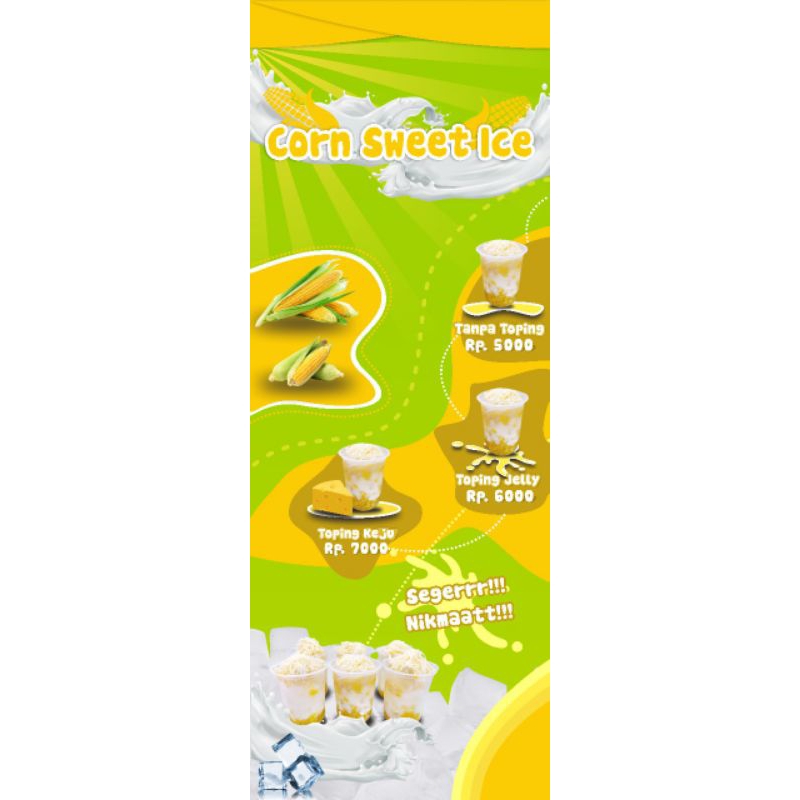 Desain pamflet/banner yang cocok untuk UMKM