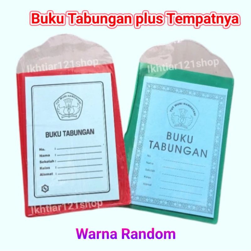 

Paket Buku Tabungan Siswa dan Cover Mika Plastik Tempat Buku Tabungan Random