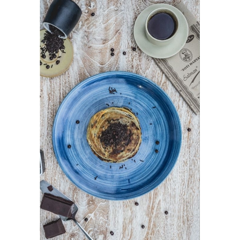 

RB Roti Maryam Salman Coklat 1 pack isi 5 Roti Mariam Stasiun Cokelat Canai konde prata Cane Frozen