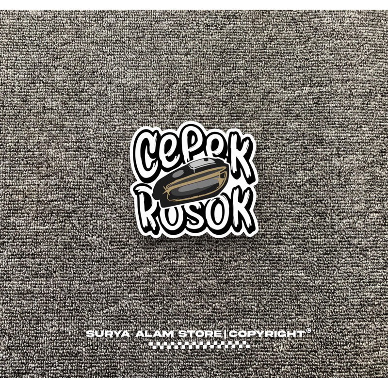 STIKER CEPEK ROSOK GL 100 | STIKER GL 100 CEPEK