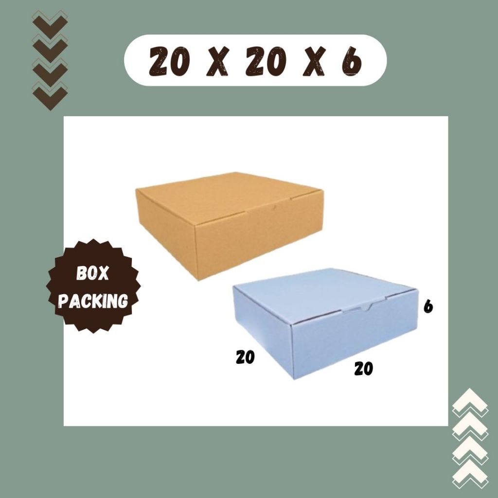 

Box 20x20x6 LD Kardus Pizza Karton Packing Madu Hampers Kotak Kemasan Box Souvenir Karton