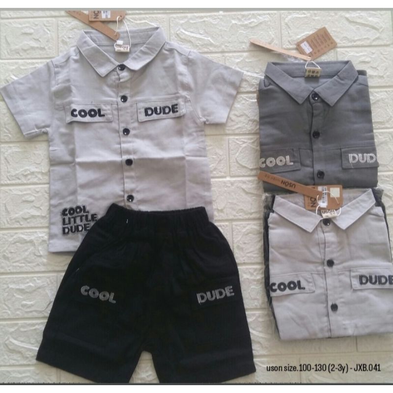 setelan import uson celana katun