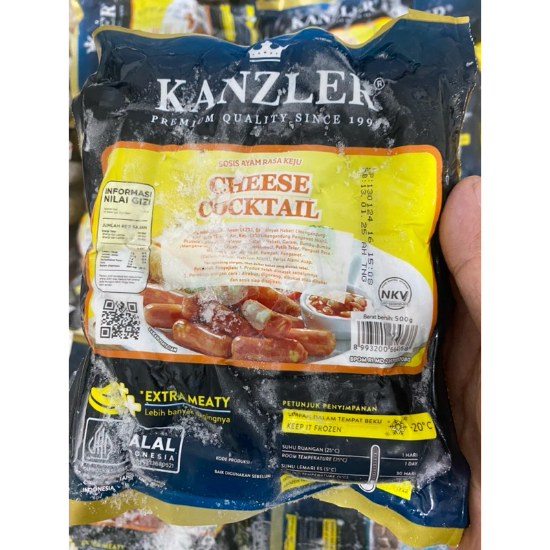 

kanzler Sosis Ayam Keju cheese cocktail