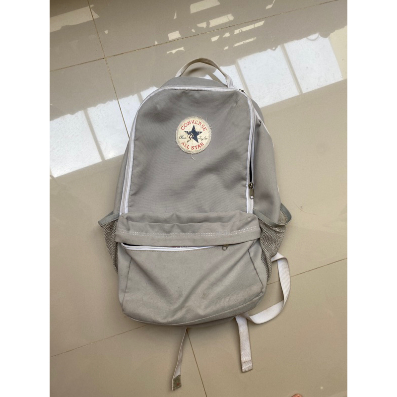 PRELOVED Converse Backpack Grey