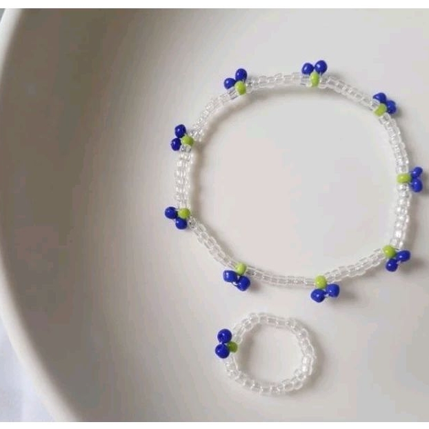 New Bracelet Grape Beads/ Gelang Manik / Style idol kpop/Ring Beads