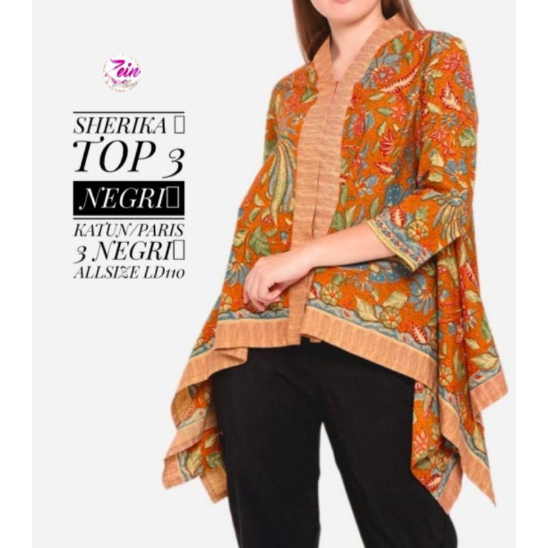 Goenzshop Blouse Batik Paris