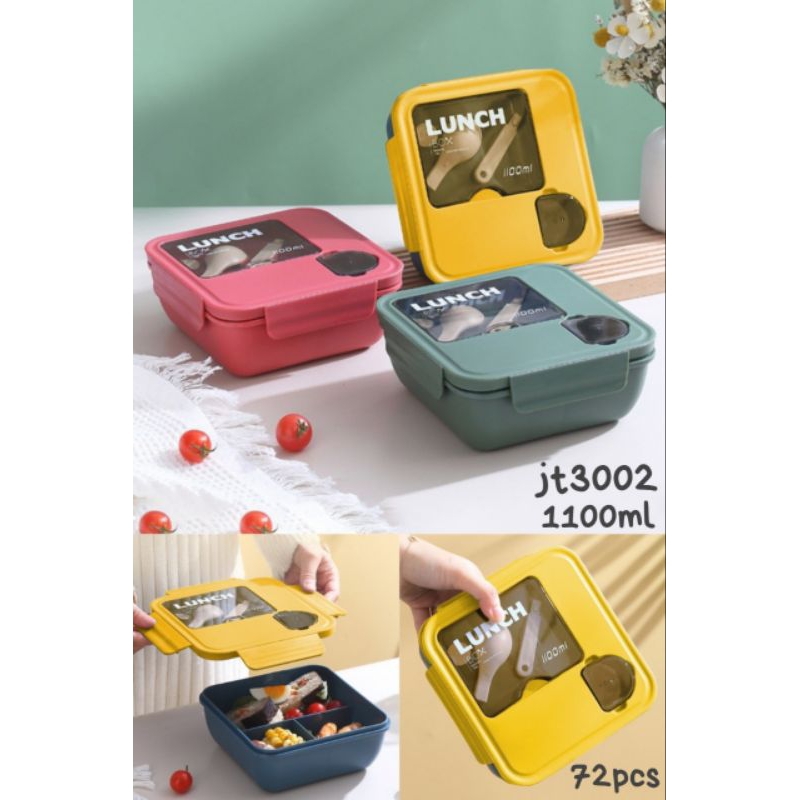 KOTAK MAKAN /KOTAK BEKAL ANTI TUMPAH