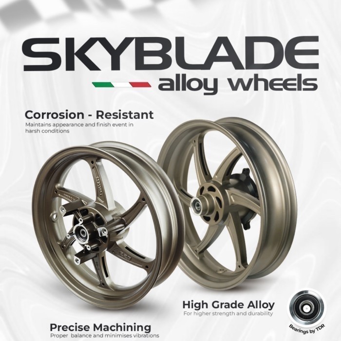 Velg RPD yamaha new nmax velg racing titanium rpd all new nmax