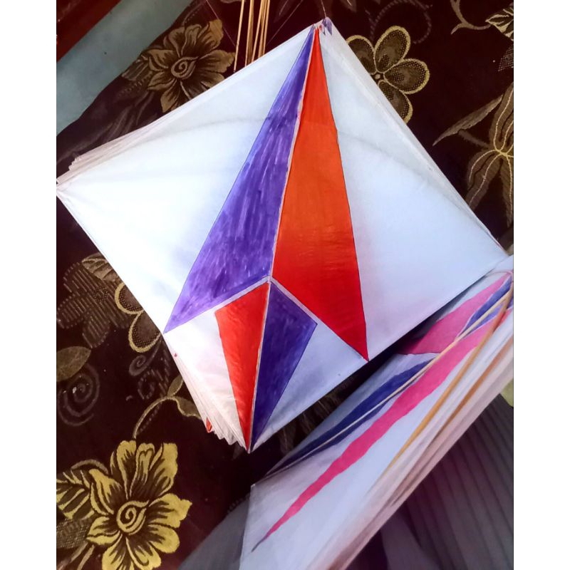 Layangan sukhoi aduan/home made