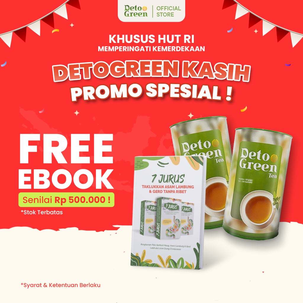 

(SPECIAL OFFER) DETOGREEN Spesial Bundling 2 Pcs Teh Herbal Organik Detoks Usus Sistem Pencernaan