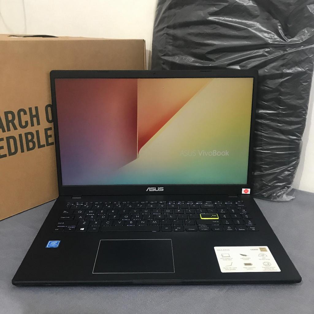 LAPTOP BARU ASUS VIVOBOOK E510M INTEL CELERON N4020 RAM 4GB SSD 128 GB LAYAR 15"INCH GARANSI