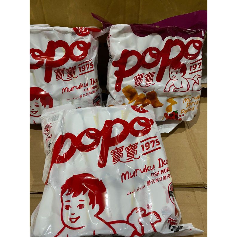 

Popo Muruku Ikan Malaysia isi 24 sachet Maruku - Snack Muruku Ikan