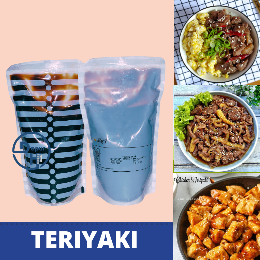 

OMAYO Teriyaki Sauce 500 g Halal | Saus Teriyakai Ala Jepang