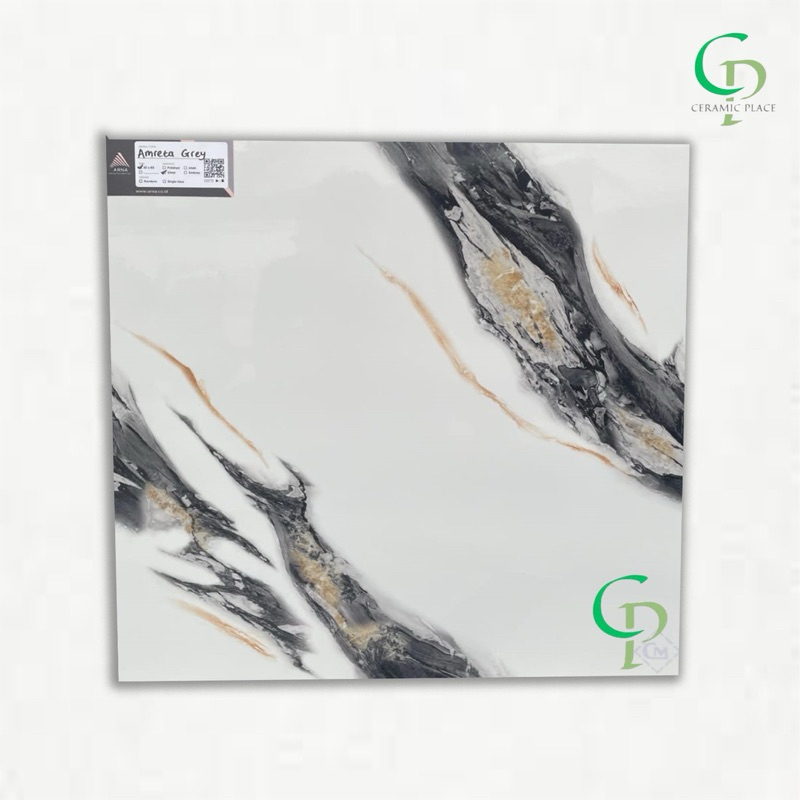 Granite lantai 60x60 Amreta grey | Arna | Glossy