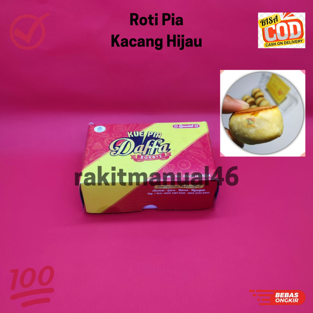 

Bakpia ( bakpia kering ) isi 10 biji Khas TERMURAH B