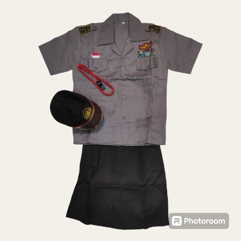 baju karnaval polisi wanita anak