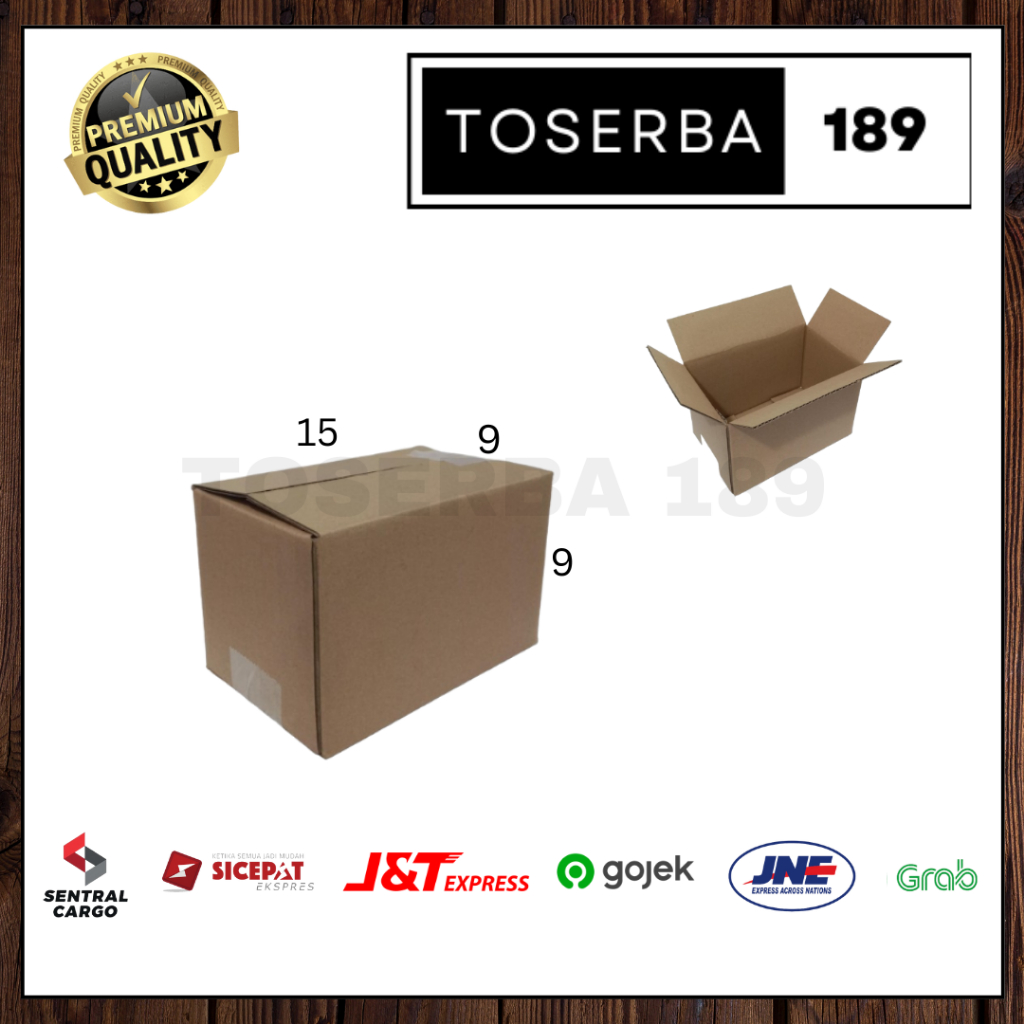 

Kotak kardus box packing uk 15x9x9 SHEET POLOS