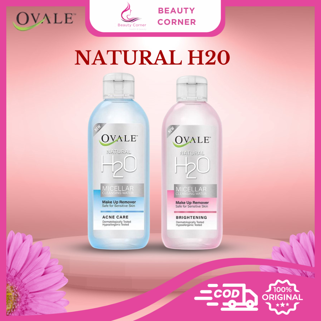 Ovale Natural H20 Micellar Cleansing Water - 100ml