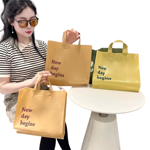 

Paper Bag Plastik Elastis Kantong Yellow New Day Begins Gift Bag Hadiah Lucu