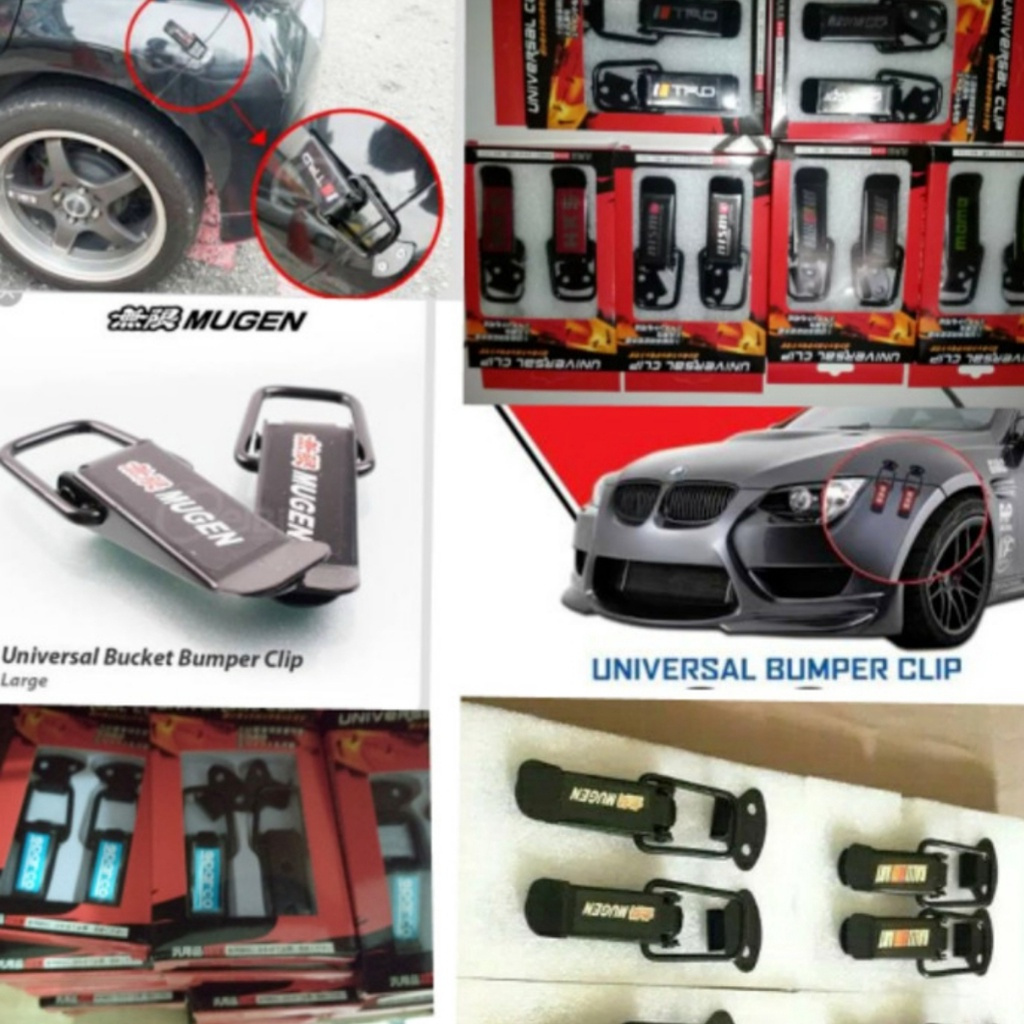 UNIVERSAL 2PCS KLIP BUMPER /CLIP BUMPER MOBIL MOTOR/KLIP BUMPER MOBIL TAHAN LAMA