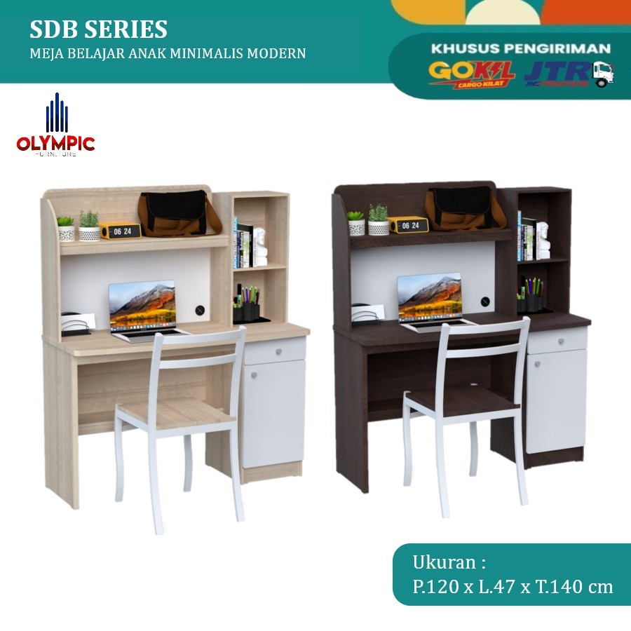Meja Belajar Olympic / Meja Belajar Anak SDB Kanto/Meja Belajar  Minimalis