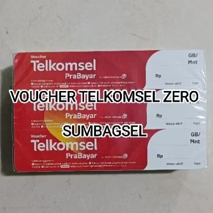 VOUCHER KOSONG TELKOMSEL SUMBAGSEL